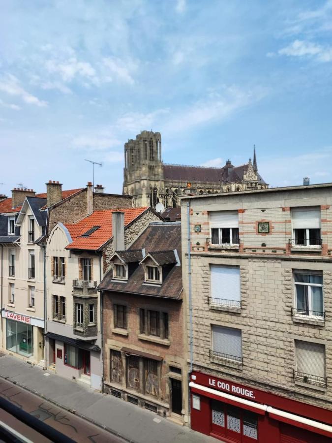 Chez Apolline - Vue Cathedrale - Hyper Centre Ville Remeš Exteriér fotografie